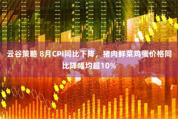 云谷策略 8月CPI同比下降，猪肉鲜菜鸡蛋价格同比降幅均超10%